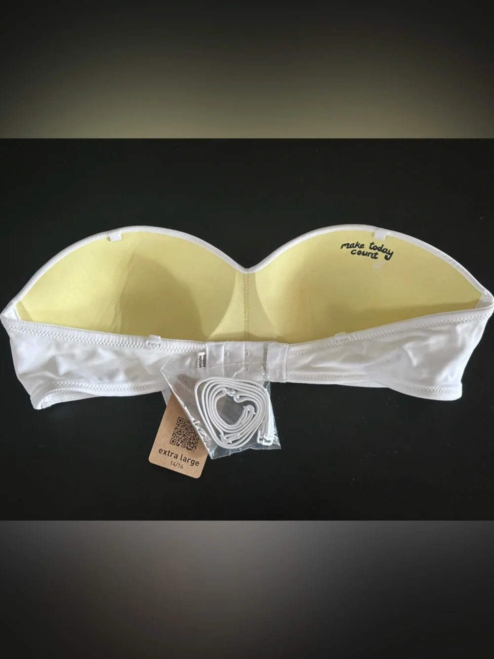 Strapless Smooth Molded Cup Bra - White - Picture 2 of 2